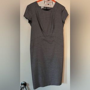 Armani Collezioni Black and White Patterned Dress